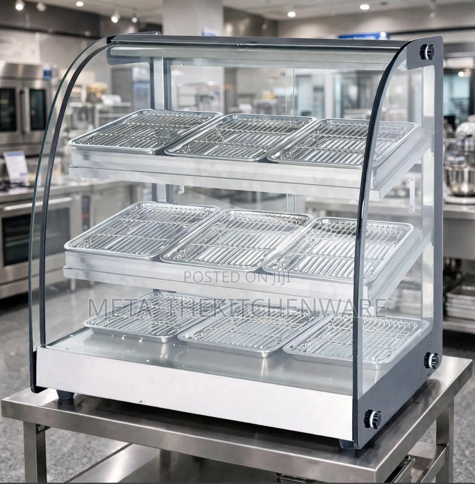 Commercial Food Warmer Display (3 Layer 3 Plate) Ch-3d