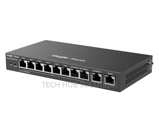Ruijie Reyee RG-EG210G-P-V3 10-Port Gigabit PoE Managed Router