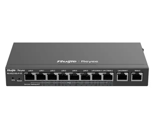 Ruijie Reyee RG-EG210G-P-V3 10-Port Gigabit PoE Managed Router
