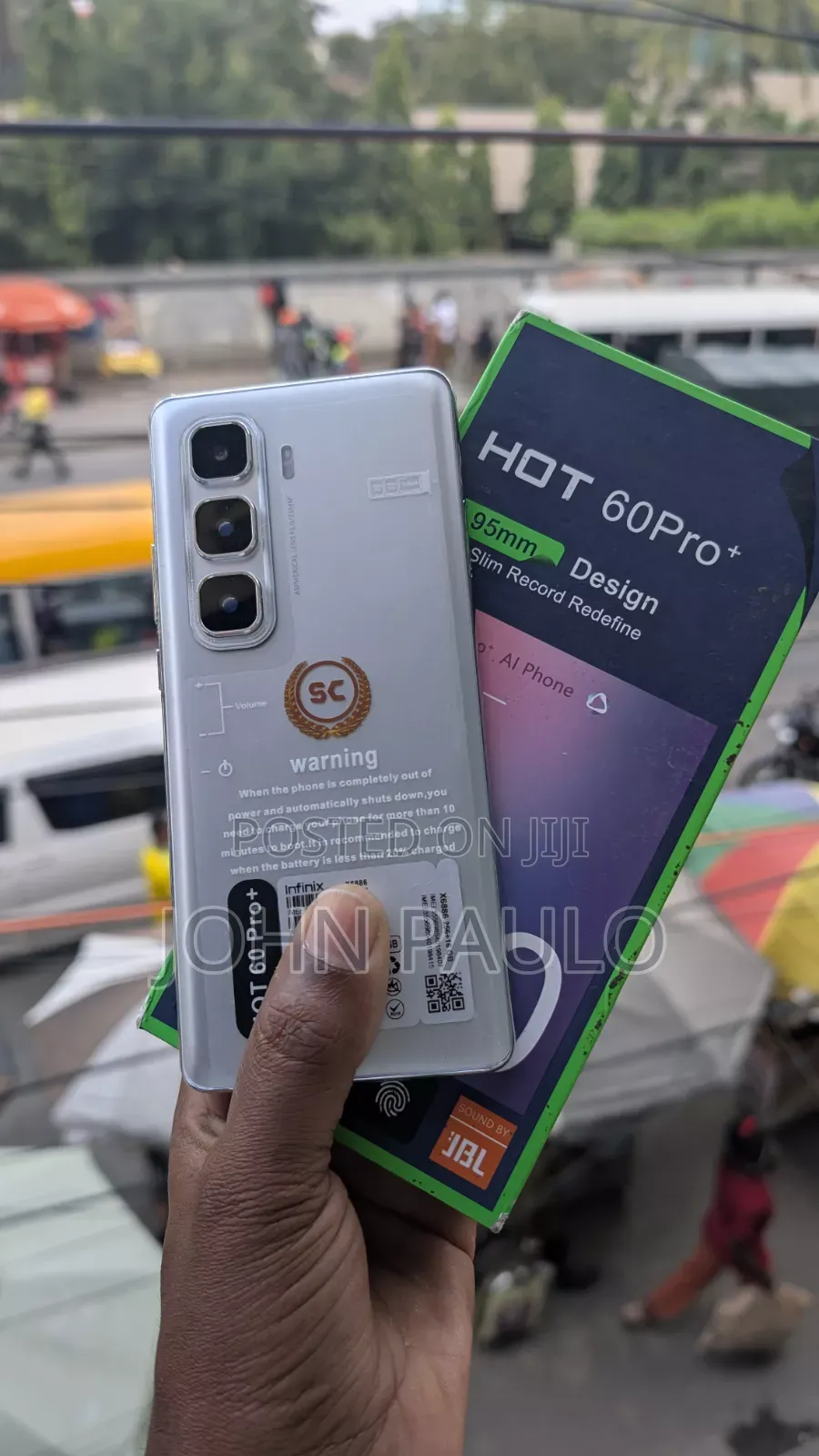 New Infinix Hot 60 Pro+ 256 GB Silver