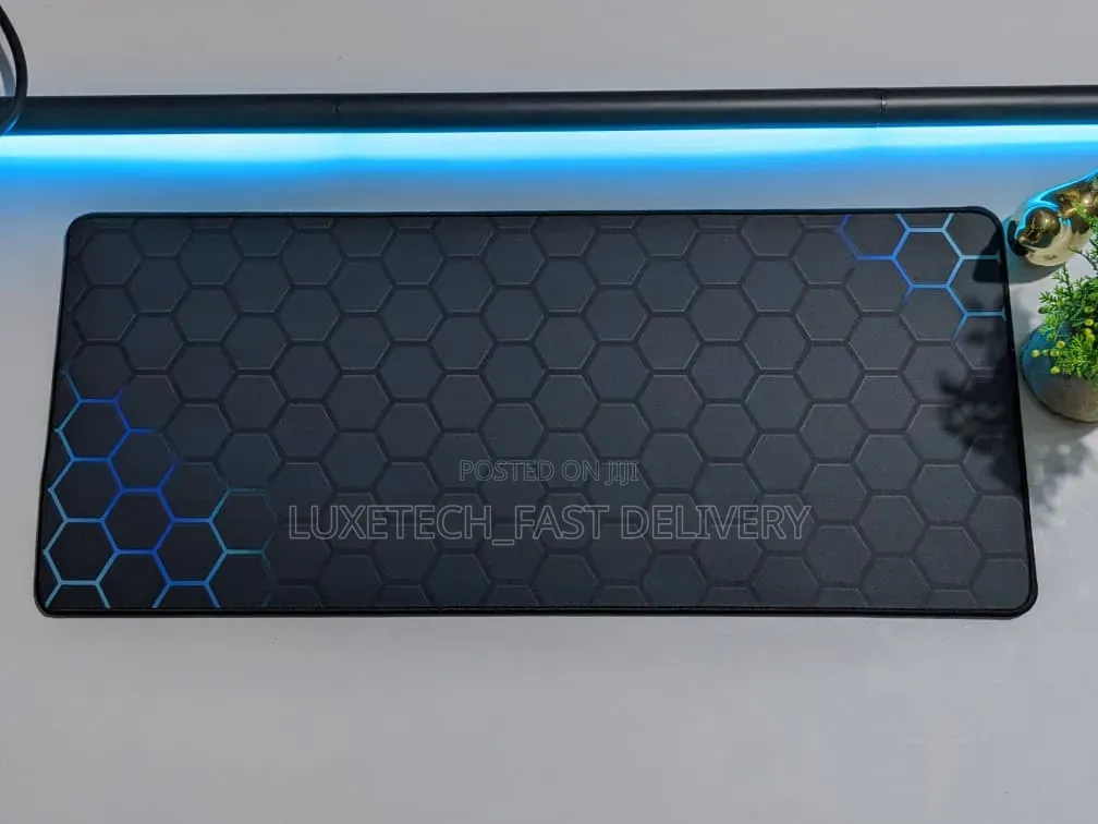 Extended XL Gaming Mouse Pad 800x300mm – Honeycomb Design Desk Mat