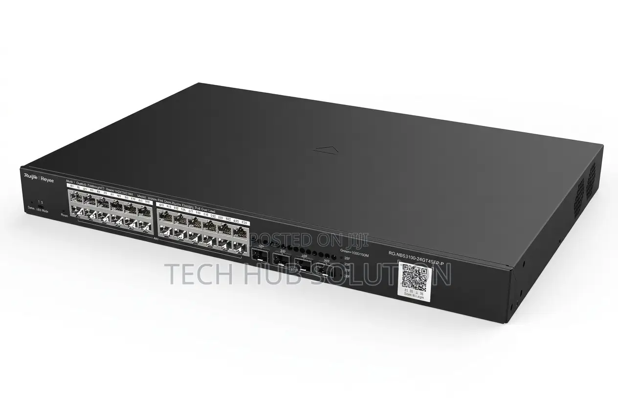 Ruijie Reyee RG-NBS3100-24GT4SFP-P-V2 28-PortGigabitManaged PoE Switch