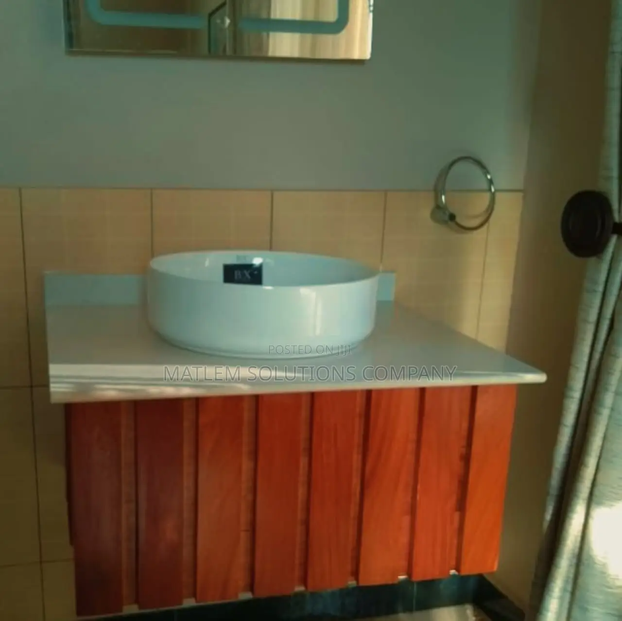 Decoration Ya Mbao Ya Sehemu Ya Kwenye Sinki La Kunawia