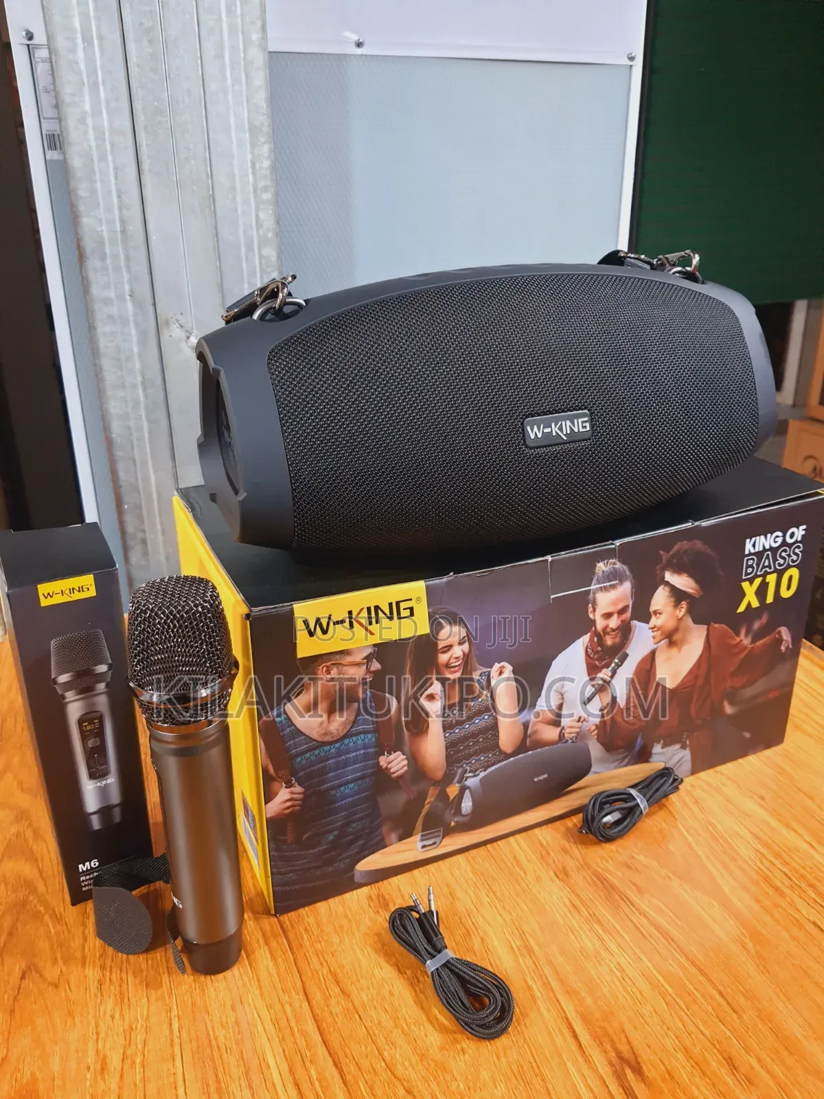 X10 W-King of Bass Power 120w Portable Rechargeable Speaker