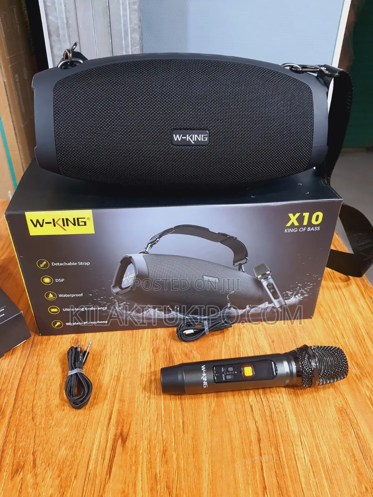 X10 W-King of Bass Power 120w Portable Rechargeable Speaker