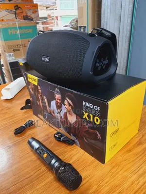 X10 W-King of Bass Power 120w Portable Rechargeable Speaker