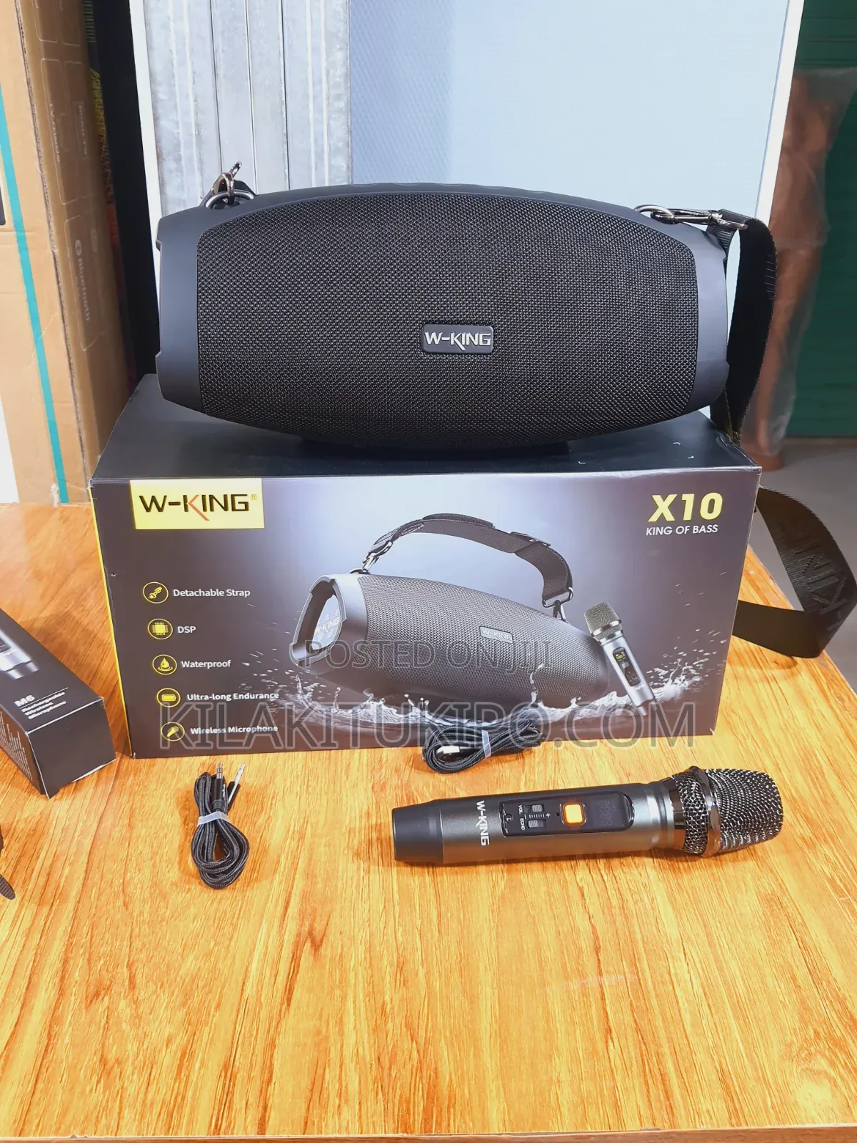 X10 W-King of Bass Power 120w Portable Rechargeable Speaker