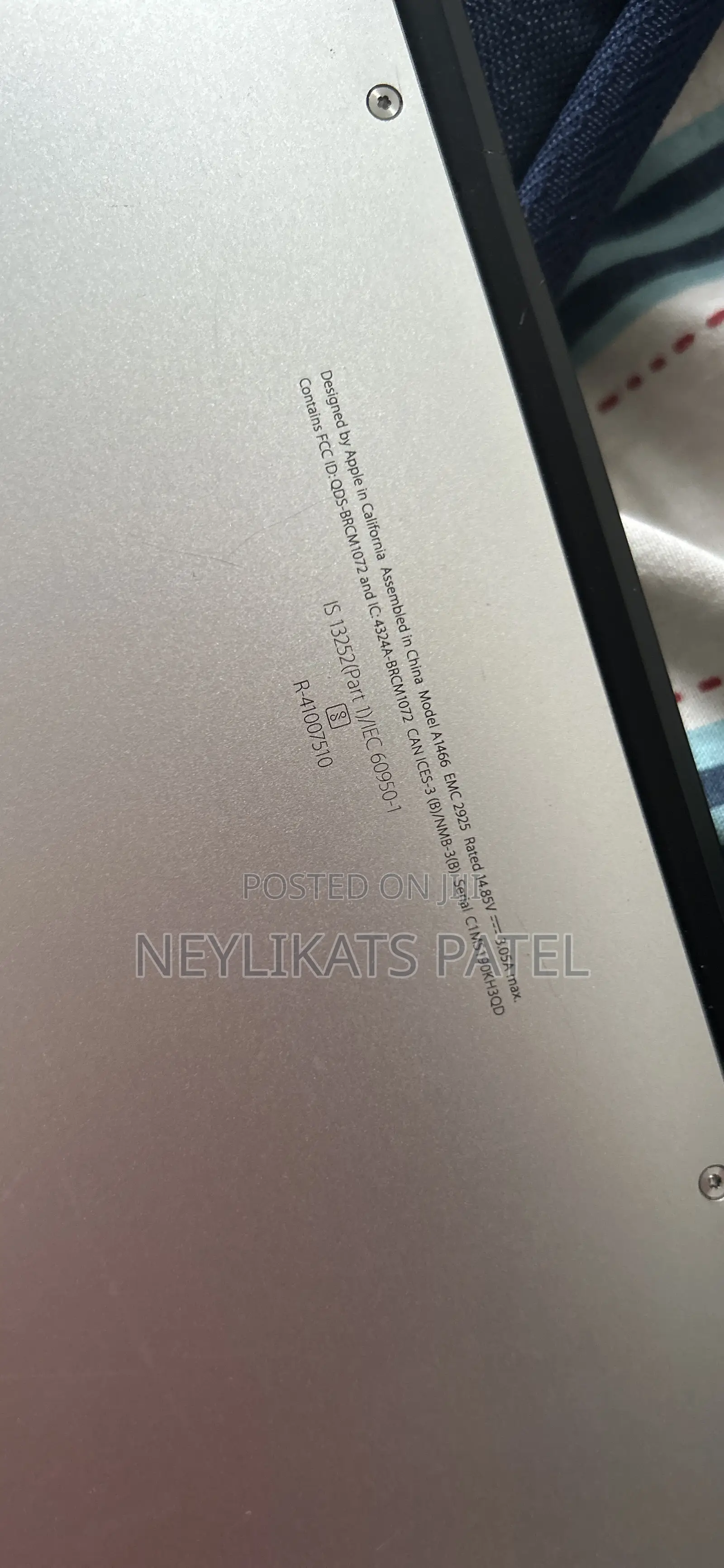 Laptop Apple MacBook Pro 2015 8GB Intel Core i7 SSD 128GB