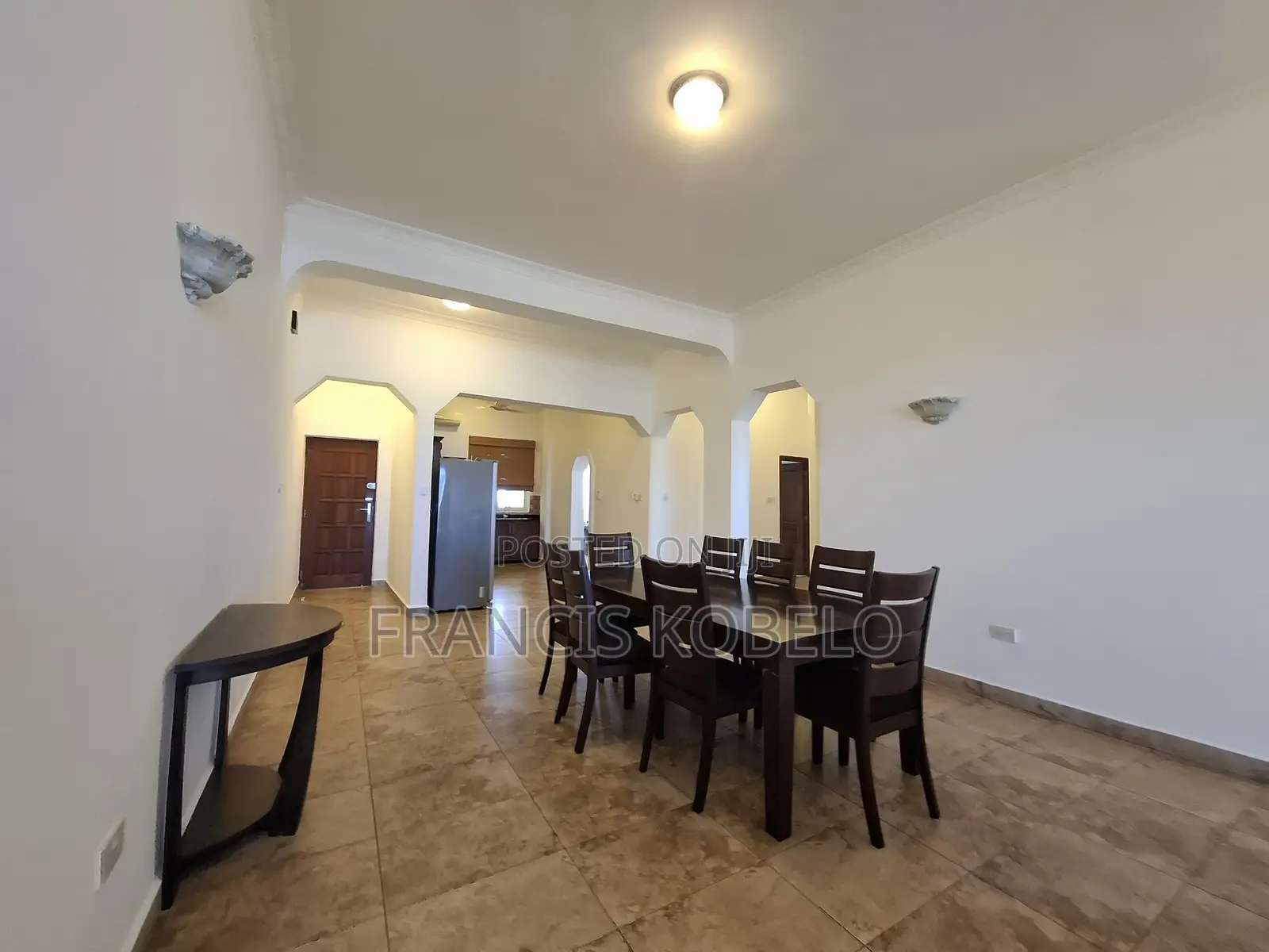 Furnished 3bdrm Apartment in Masaki for rent