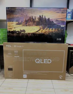 TCL Inch 43 Qled Google TV Smart Super Quality With Wall Braket