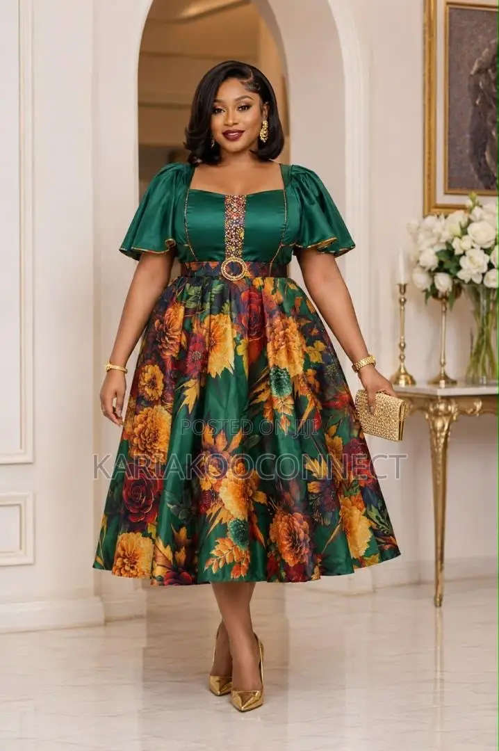 Emerald Garden Bloom Dress