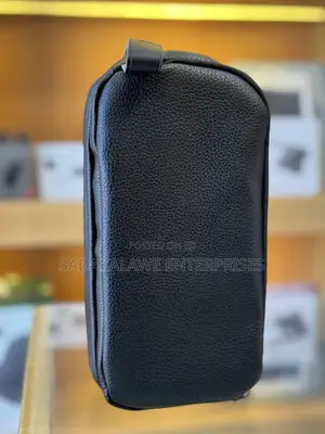 Premium Leather Toiletry Travel Organizer Bag (Multi-Zip)