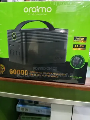 Oraimo Power Bank 60, 000mAh Fast Charger