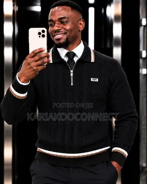 Classic Cable-Knit Zip Sweater