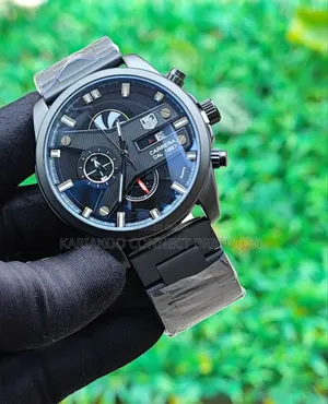 Chronograph Black Stainless Steel Watch