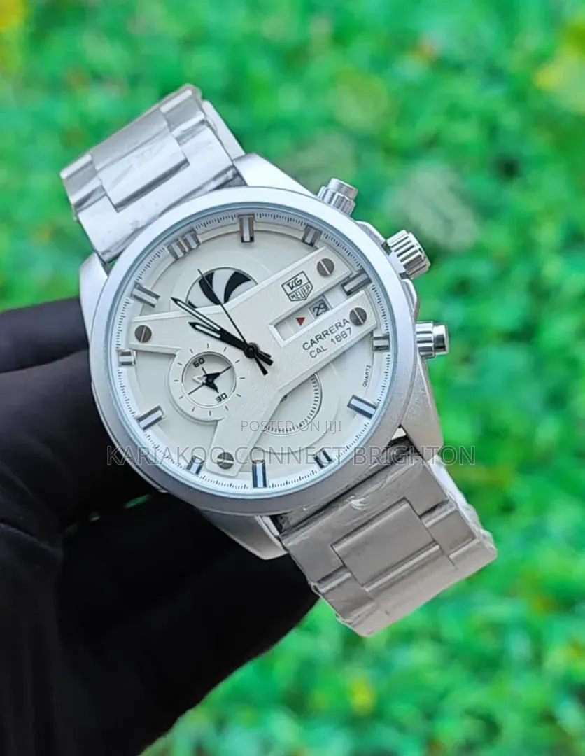 Chronograph Black Stainless Steel Watch