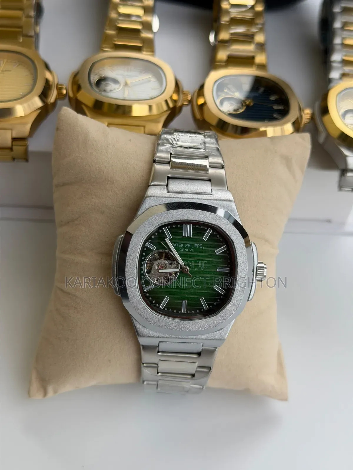 Two-Tone Luxury Automatic Wristwatch