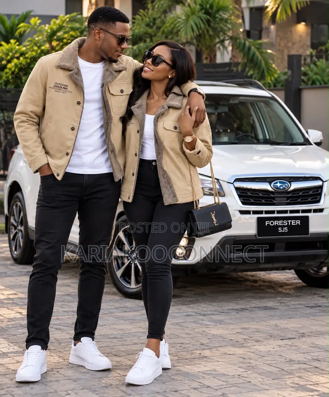 Sherpa-Lined Canvas Jacket