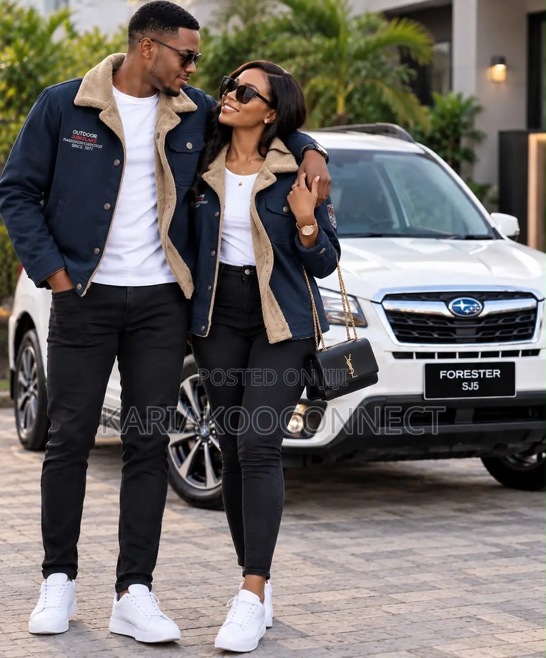 Sherpa-Lined Canvas Jacket