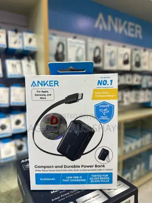Anker Nano Power Bank 45W (Retractable Cable)