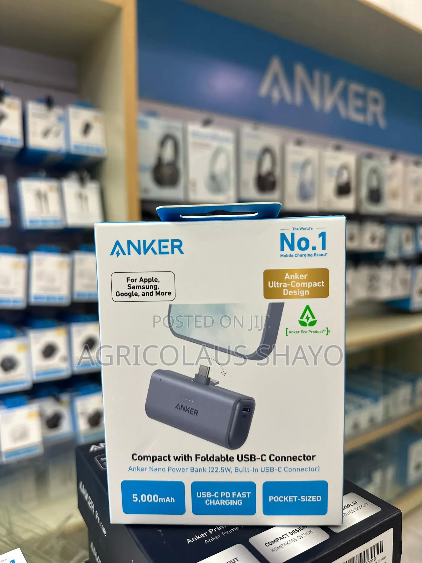 Anker Nano Power Bank 22.5W (Foldable Connector)