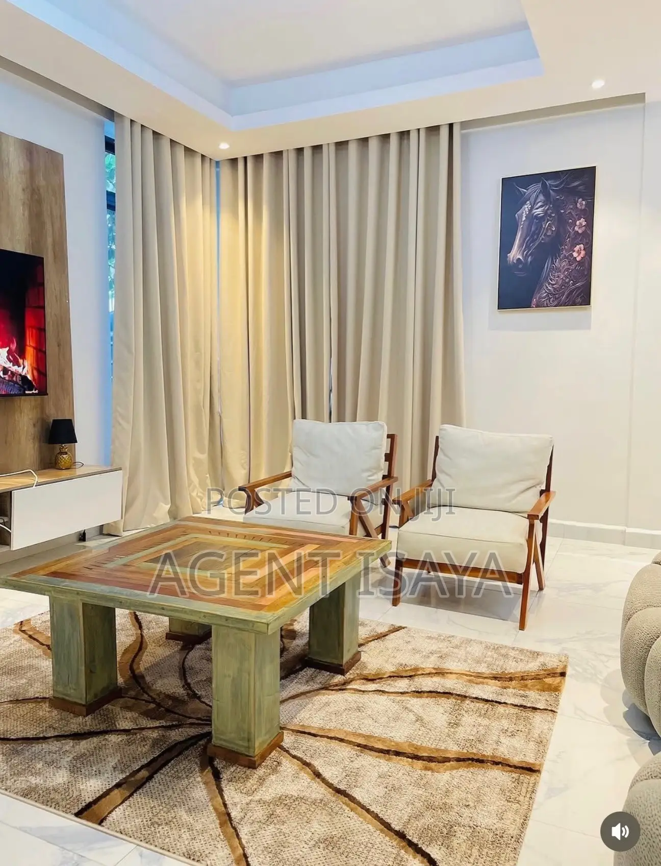 Furnished 1bdrm Apartment in Mikocheni for rent