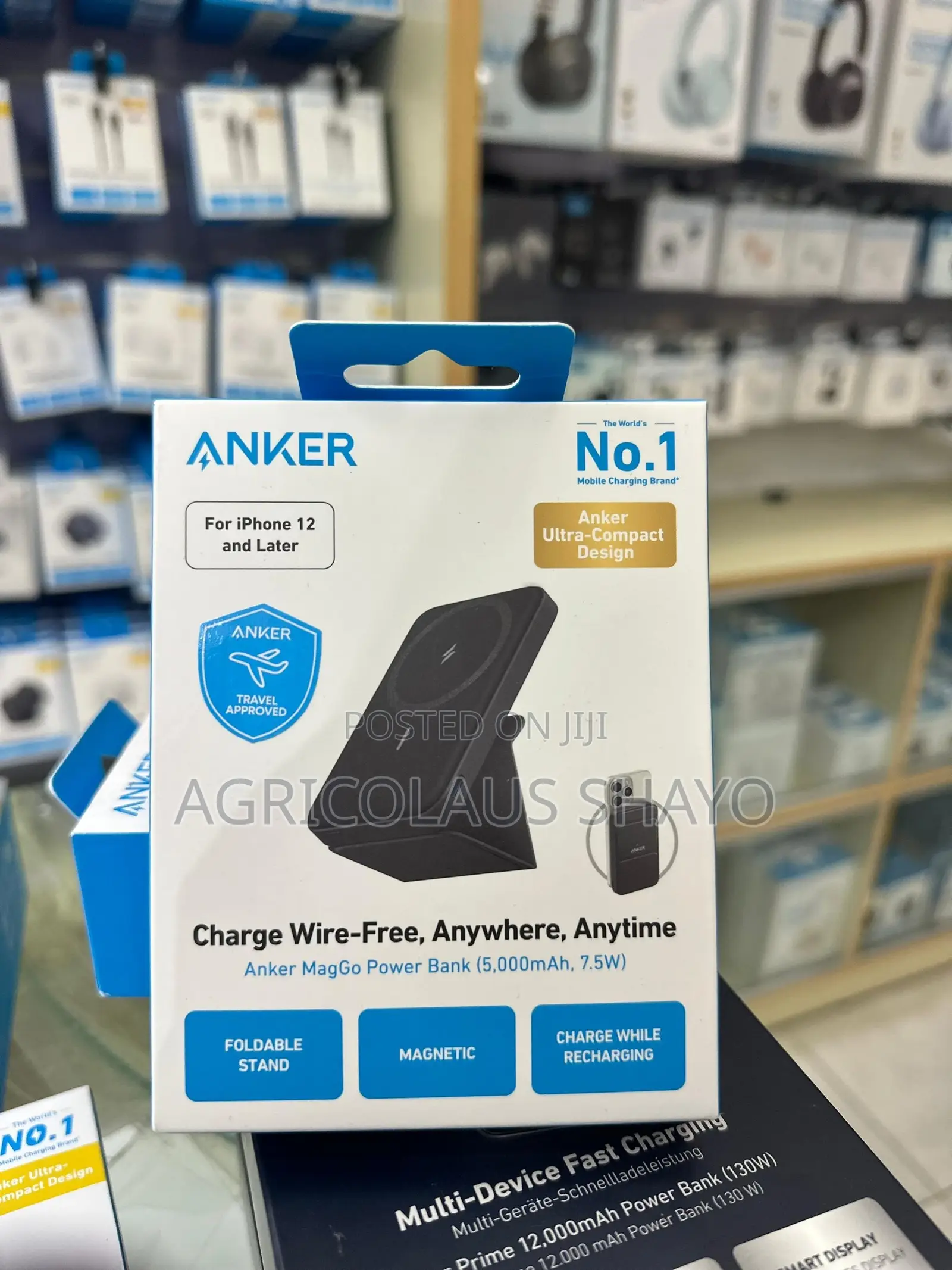 Anker MagGo Power Bank 5,000mAh (Standard Stand