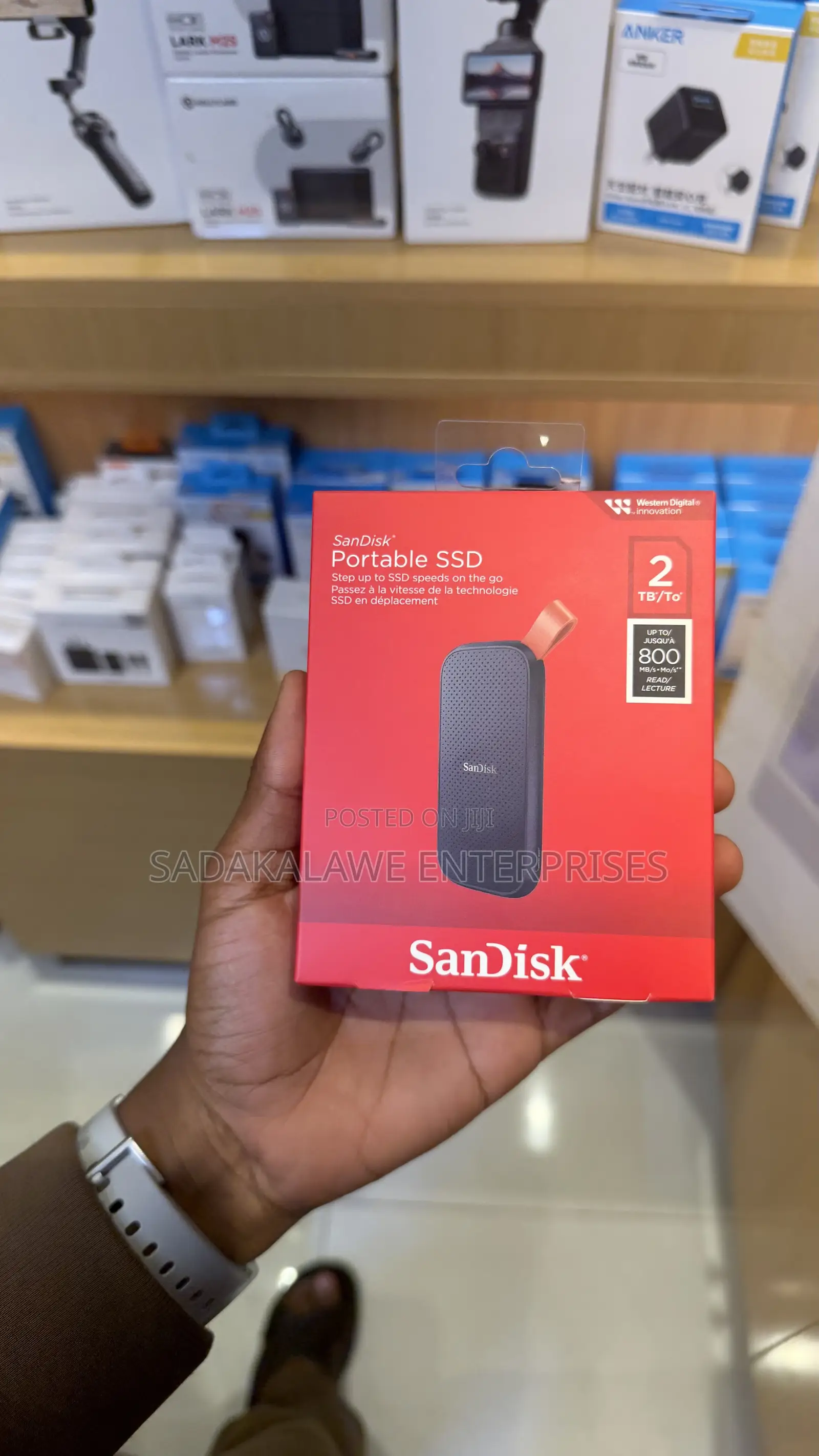 Original SanDisk Portable SSD–High-Speed ExternalSolid State Drive 2TB