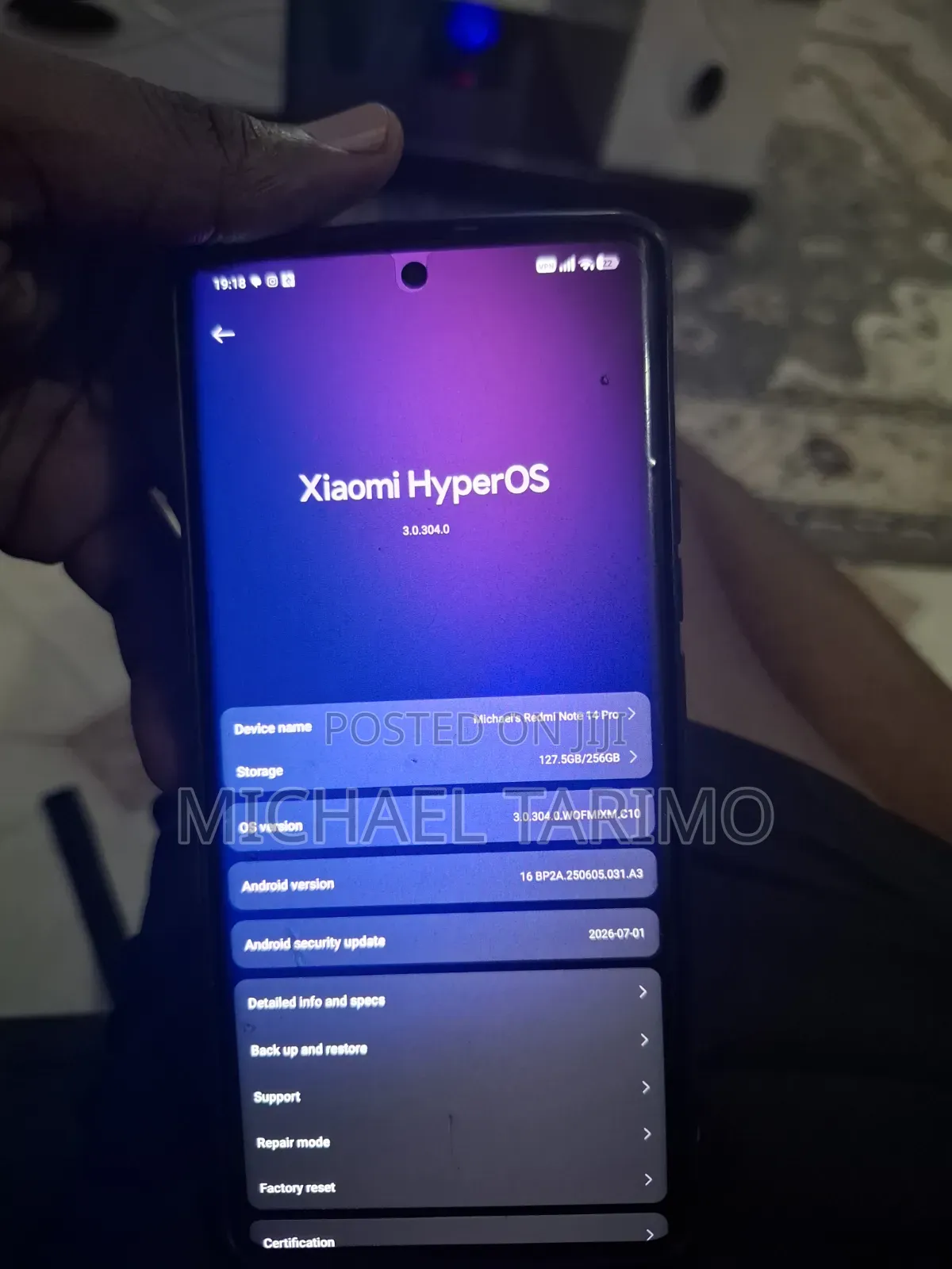 Xiaomi Redmi Note 14 Pro 256 GB Black