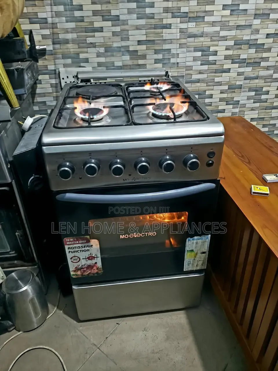 Oven Plate 4 Brand Moelectro 3plate Gas 1umeme
