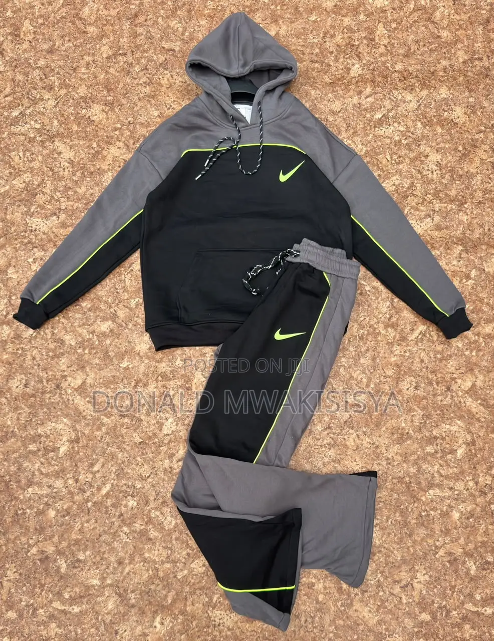 Nike Two-Tone Hoodie Tracksuit - Premium Quality