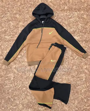 Nike Two-Tone Hoodie Tracksuit - Premium Quality
