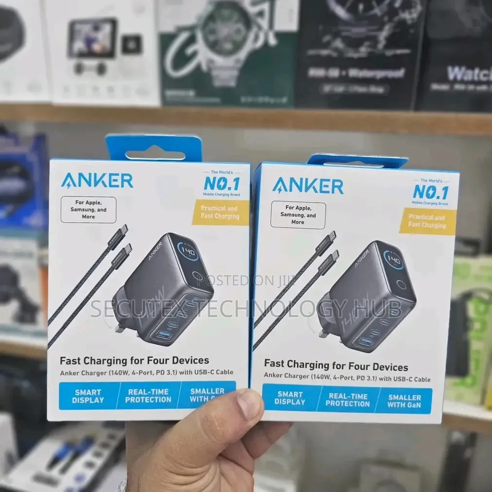 Anker 140W Prime Fast Charger – USB-C GaN Charger