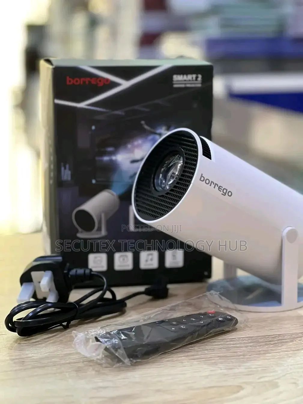 Borrego Smart 2 Android Mini Projector – Portable HD Projector