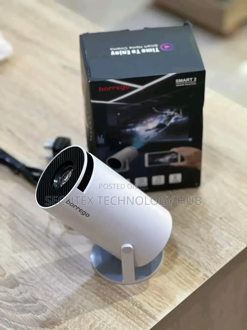 Borrego Smart 2 Android Mini Projector – Portable HD Projector
