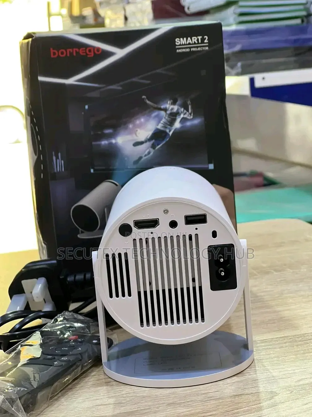 Borrego Smart 2 Android Mini Projector – Portable HD Projector
