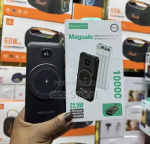 Sovo Magnetic Wireless Power Bank (10000mAh, Model PD128