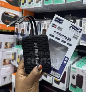Black Hepu 20,000mAh Mini Power Bank