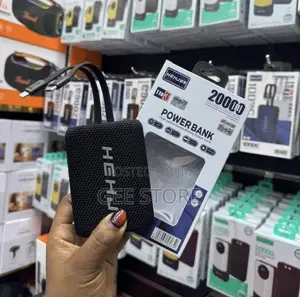 Black Hepu 20,000mAh Mini Power Bank