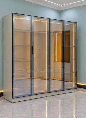Modern Wardrobe Zenye Taa Za Kisasa Na Imara