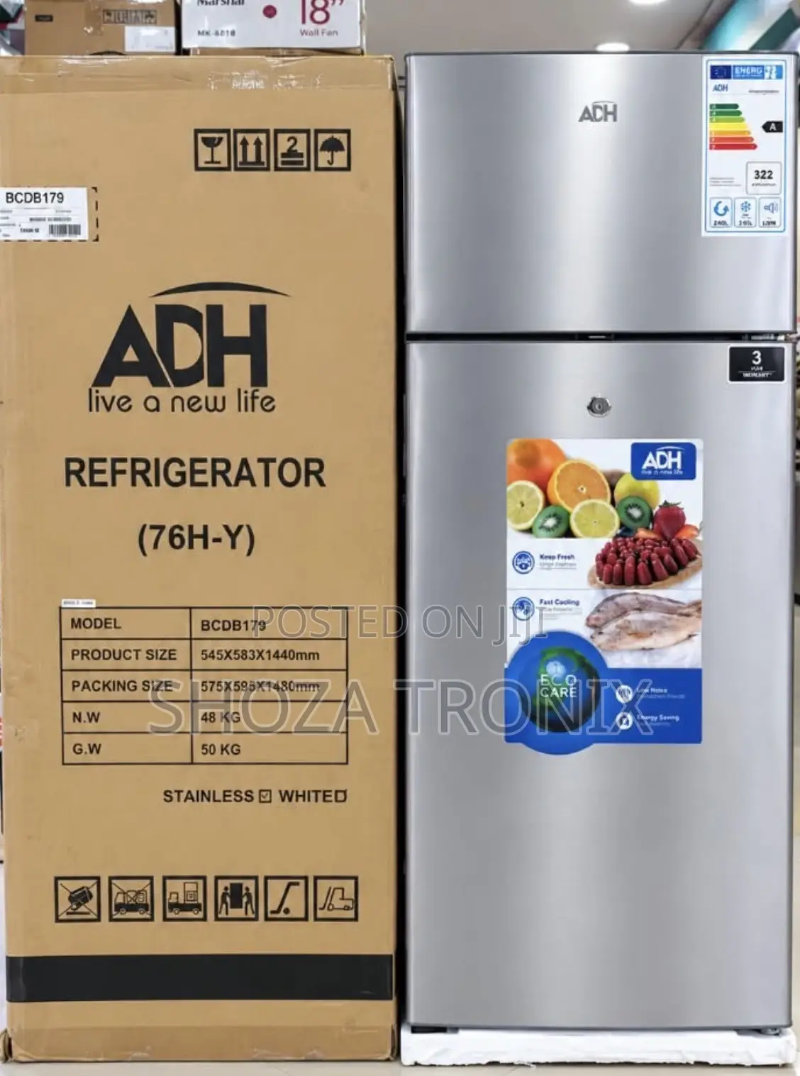 ADH Refrigerator 106 SS