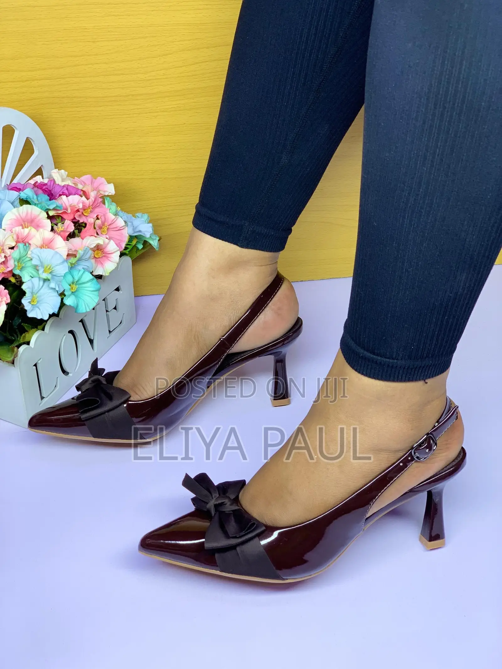 Viatu Vya Mid Heel Slingback