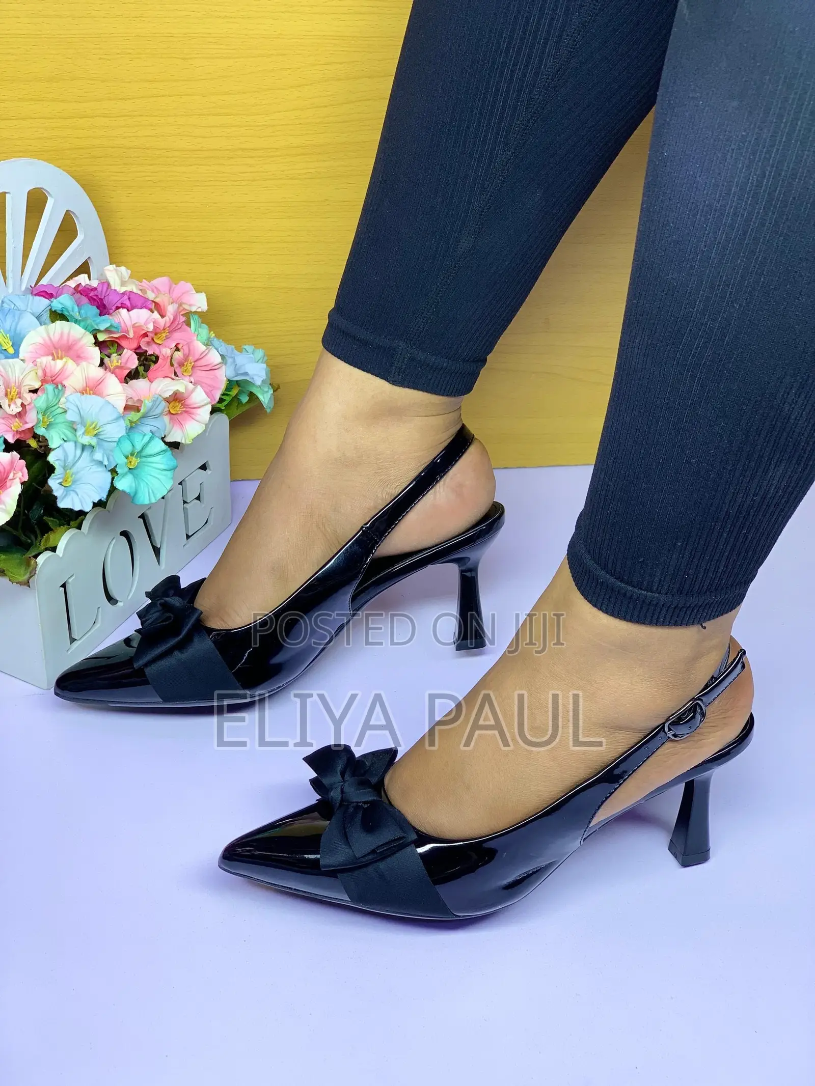 Viatu Vya Mid Heel Slingback