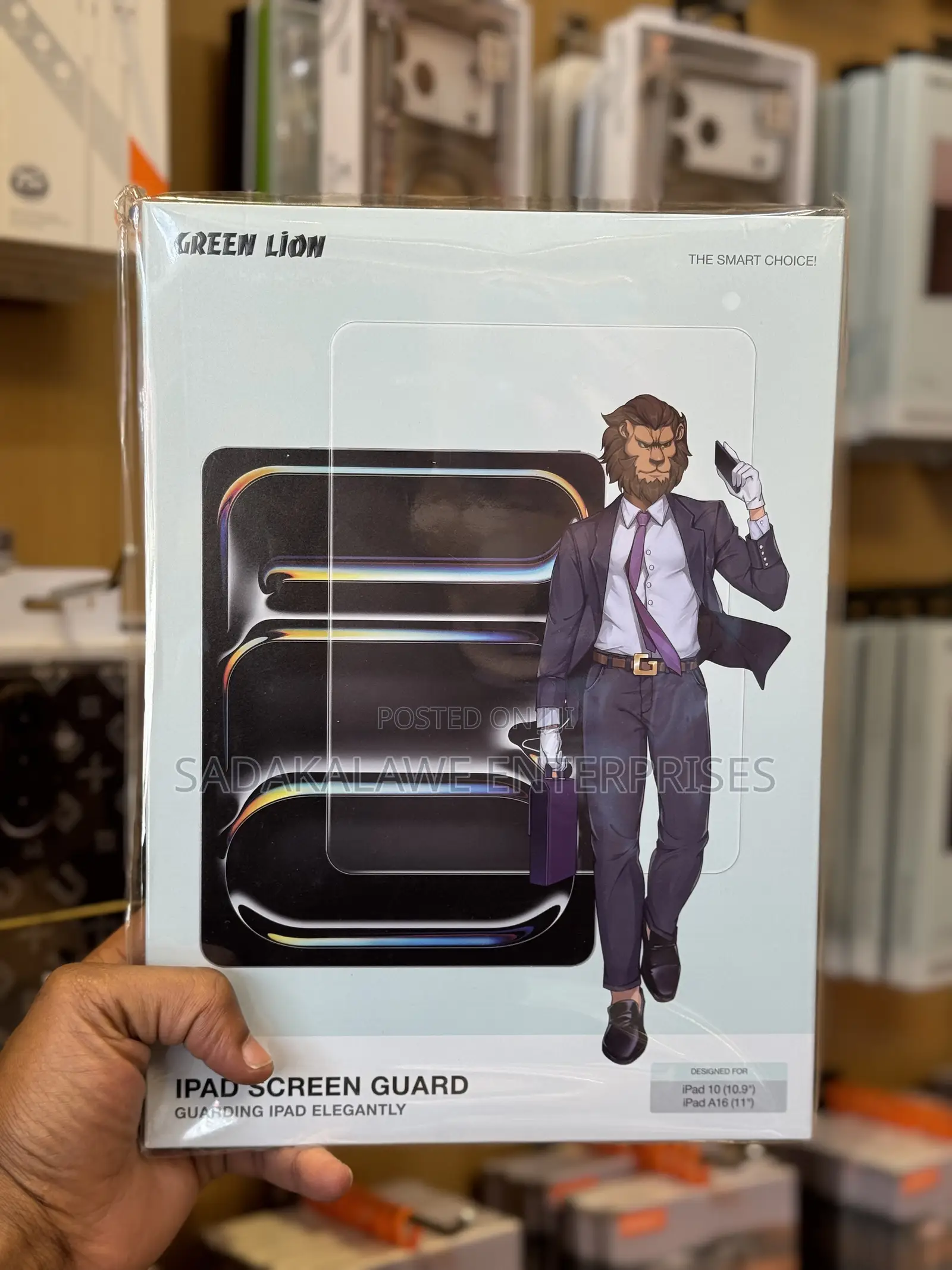 Green Lion Premium iPad Screen Guard Tempered Glass for iPad