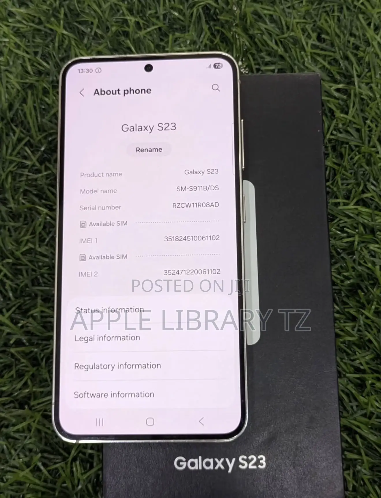 New Samsung Galaxy S23 128 GB White