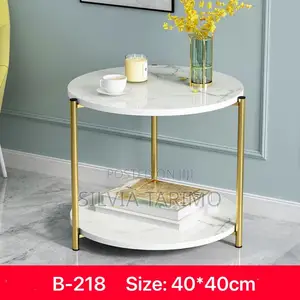 Modern 2-Tier Side Table