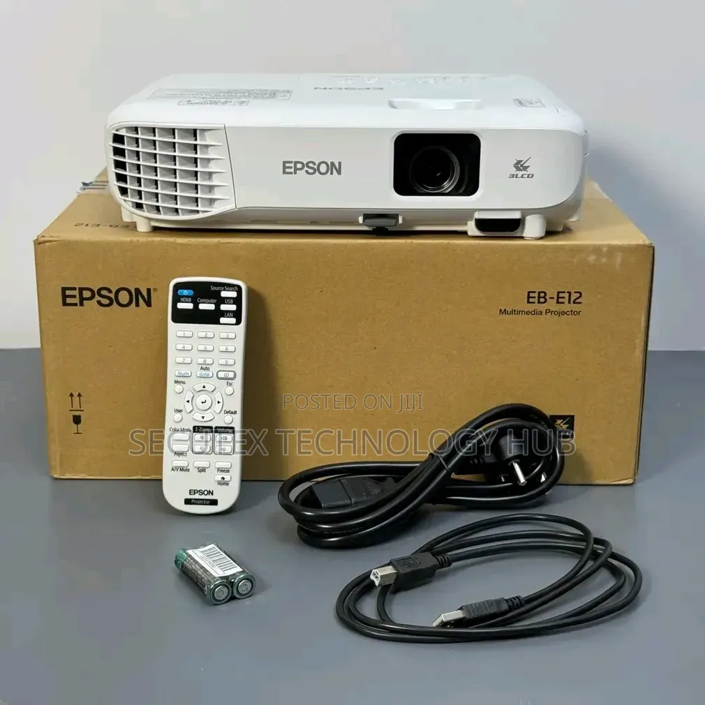 Epson EB-E12 XGA 3,600 Lumens Projector
