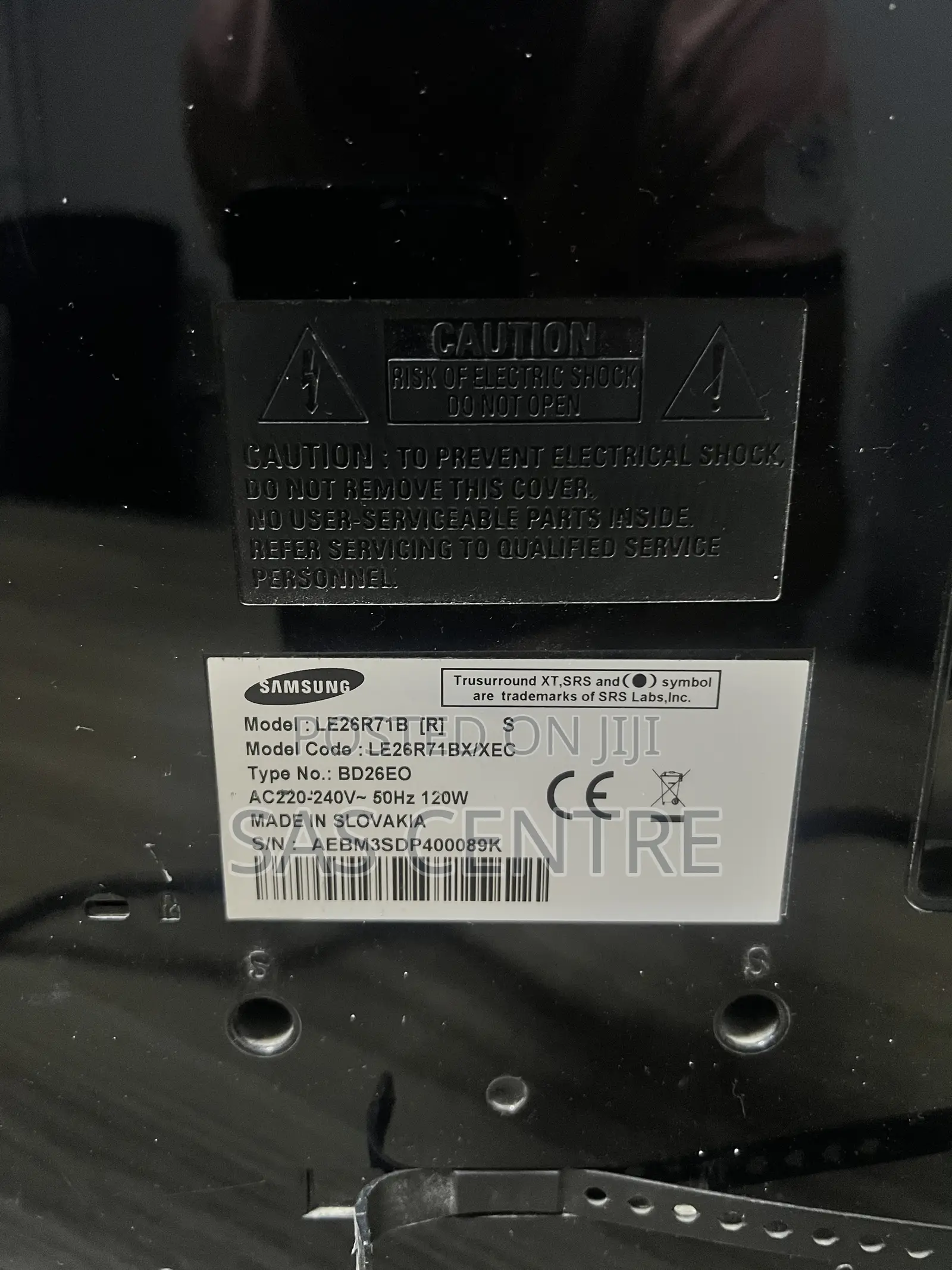 Samsung TV Model Le26rt1b Original
