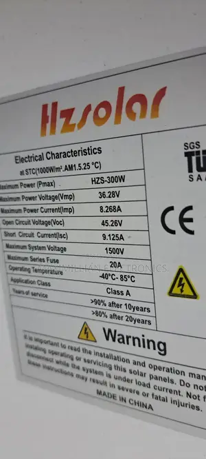 Hz Solar Panels 300w