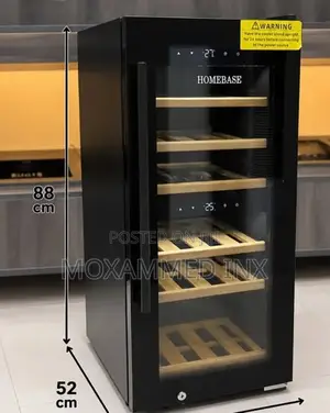 HOMEBASE WINE COOLERHB-24B.• FeaturesBlack Full Glass doorFree Stand